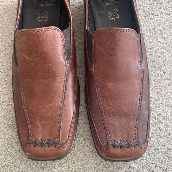 Freemood Women’s Brown Genuine Leather Retro Vintage Loafers Size EU35 / US4.5 - Picture 8 of 10
